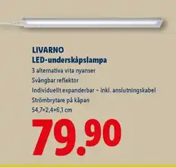 Lidl LIVARNO LED-underskåpslampa erbjuda