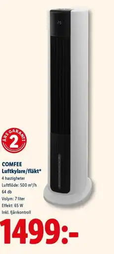 Lidl COMFEE Luftkylare/fläkt erbjuda