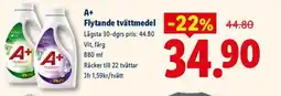 Lidl A+ Flytande tvättmedel erbjuda