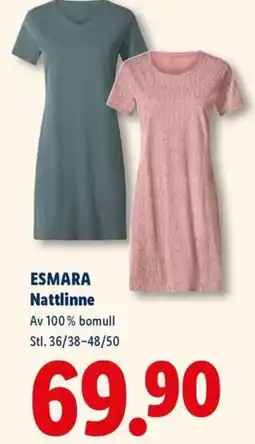 Lidl ESMARA Nattlinne erbjuda