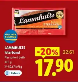 Lidl LAMMHULTS Isterband erbjuda