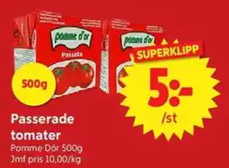 Nya Pulsen Pomme Dór Passerade tomater erbjuda