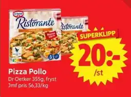 Nya Pulsen Dr. Oetker Pizza Pollo erbjuda