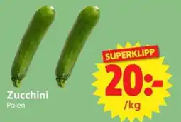 Nya Pulsen Zucchini erbjuda