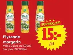 Nya Pulsen Milda Flytande margarin erbjuda