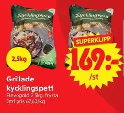 Nya Pulsen Flevogold Grillade kycklingspett erbjuda