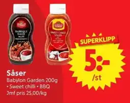 Nya Pulsen Babylon Garden Såser erbjuda