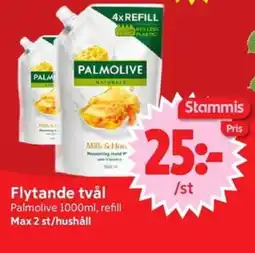 Nya Pulsen Palmolive Flytande tvål erbjuda