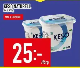 Matdax Arla Keso naturell erbjuda