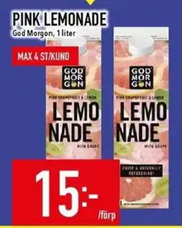 Matdax God Morgon Pink lemonade erbjuda