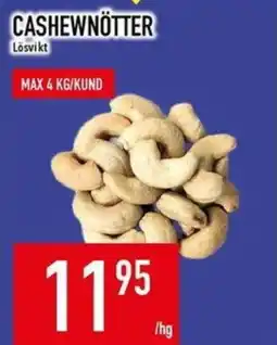 Matdax Cashewnötter erbjuda