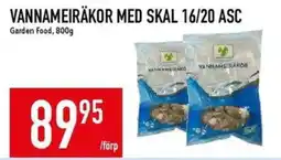 Matdax Vannameiräkor med skal 16/20 asc erbjuda