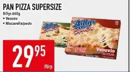 Matdax Billys Pan pizza supersize erbjuda
