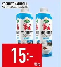Matdax Arla Yoghurt naturell erbjuda