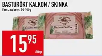 Matdax Fam Jacobsen Basturökt kalkon / skinka erbjuda