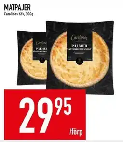 Matdax Carolines Kök Matpajer erbjuda