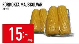 Matdax Förkokta majskolvar erbjuda