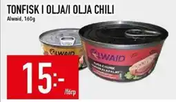 Matdax Alwaid Tonfisk i olja/i olja chili erbjuda