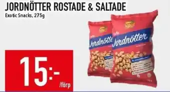 Matdax Jordnötter rostade & saltade erbjuda