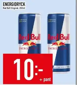 Matdax Red Bull Energidryck erbjuda