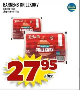 Matdax Lithells Barnens grillkorv erbjuda