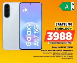 Power Samsung Galaxy A57 5G 128GB Smart Al och kraftfull prestanda erbjuda