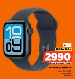 Power Authorized Reseller Watch SE 3, 40 mm alu erbjuda