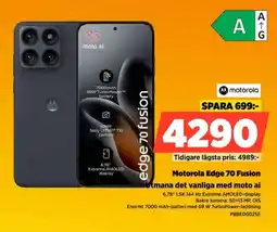 Power Motorola Edge 70 Fusion tmana det vanliga med moto ai erbjuda