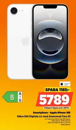 Power Authorized Reseller Smartphone - Apple iPhone 16E Säkra Ditt Digitala Liv med Avancerad Face ID erbjuda