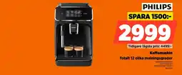 Power Philips Kaffemaskin Totalt 12 olika malningsgrader erbjuda