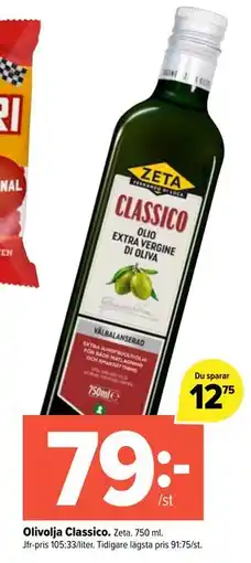 Coop Extra Olivolja Classico erbjuda