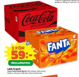 Stora Coop LÄSK 6-PACK erbjuda