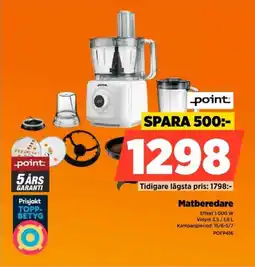 Power Point Matberedare erbjuda