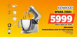 Power Kenwood Köksmaskin Maskintvättbara delar för enkel rengöring erbjuda