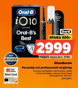 Power Oral-B Eltandborste Personlig och professionell rengöring erbjuda