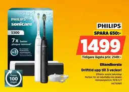 Power Philips Eltandborste Drifttid upp till 3 veckor! erbjuda