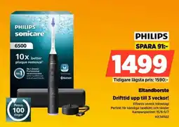 Power Philips Eltandborste Drifttid upp till 3 veckor! erbjuda