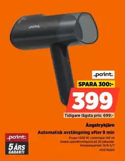 Power Point Ångstrykjärn Automatisk avstängning efter 8 min erbjuda