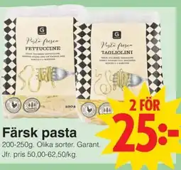Matöppet GARANT Färsk pasta erbjuda