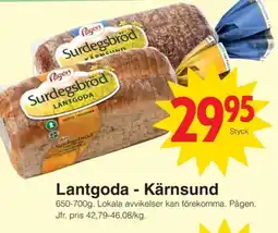 Matöppet PAGEN Lantgoda - Kärnsund erbjuda