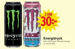 Matöppet Energidryck erbjuda