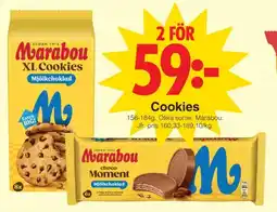 Matöppet MARABOU Cookies erbjuda