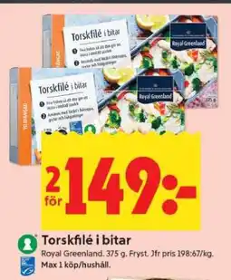 ICA Supermarket TORSKFILÉ I BITAR erbjuda