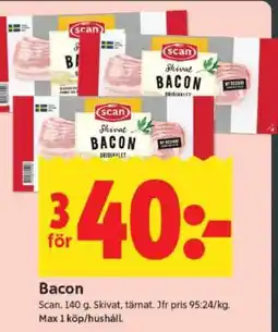 ICA Supermarket BACON erbjuda
