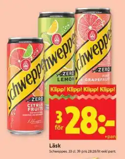 ICA Supermarket Schweppes erbjuda