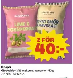 Coop Chips Gårdschips erbjuda