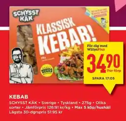 Willys KEBAB erbjuda