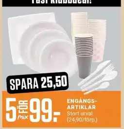 ÖoB Engångsartiklar erbjuda