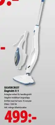 Lidl SILVERCREST Ångtvätt 2 i 1 erbjuda