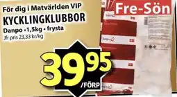 Matvärlden Tensta DANPO Kycklingklubbor erbjuda